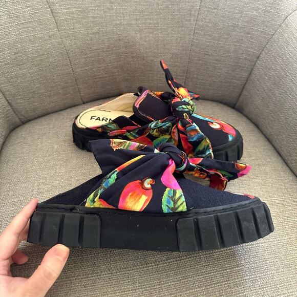 NWOT: Farm Rio Cashew Platform Mule - Picture 1 of 7